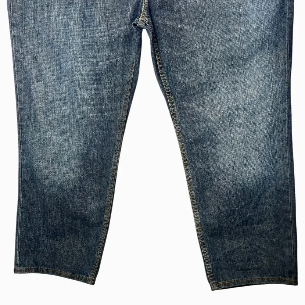 Levi’s 559 Relaxed Straight Jeans 46x30 (28) Big Tall Mid Wash Cotton Workwear